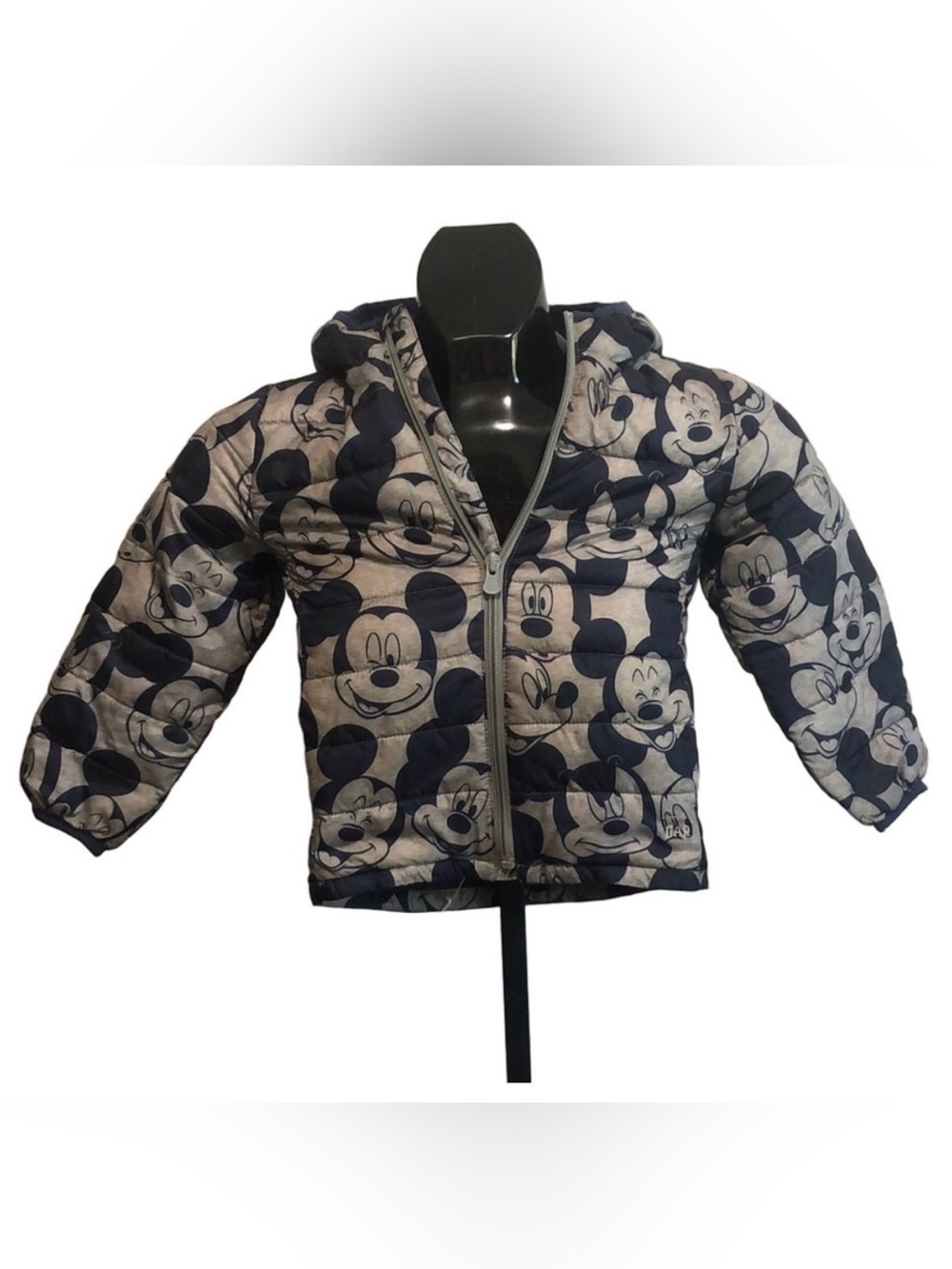 Kids GAP / Disney Mickey Mouse Hooded Puffer Jacket 4T, Unisex